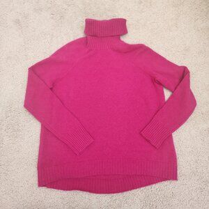 Brand New J.Crew Super Soft Wool Pink Turtleneck Sweater XS